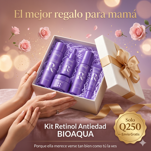 Kit facial de retinol antiedad BIOAQUA