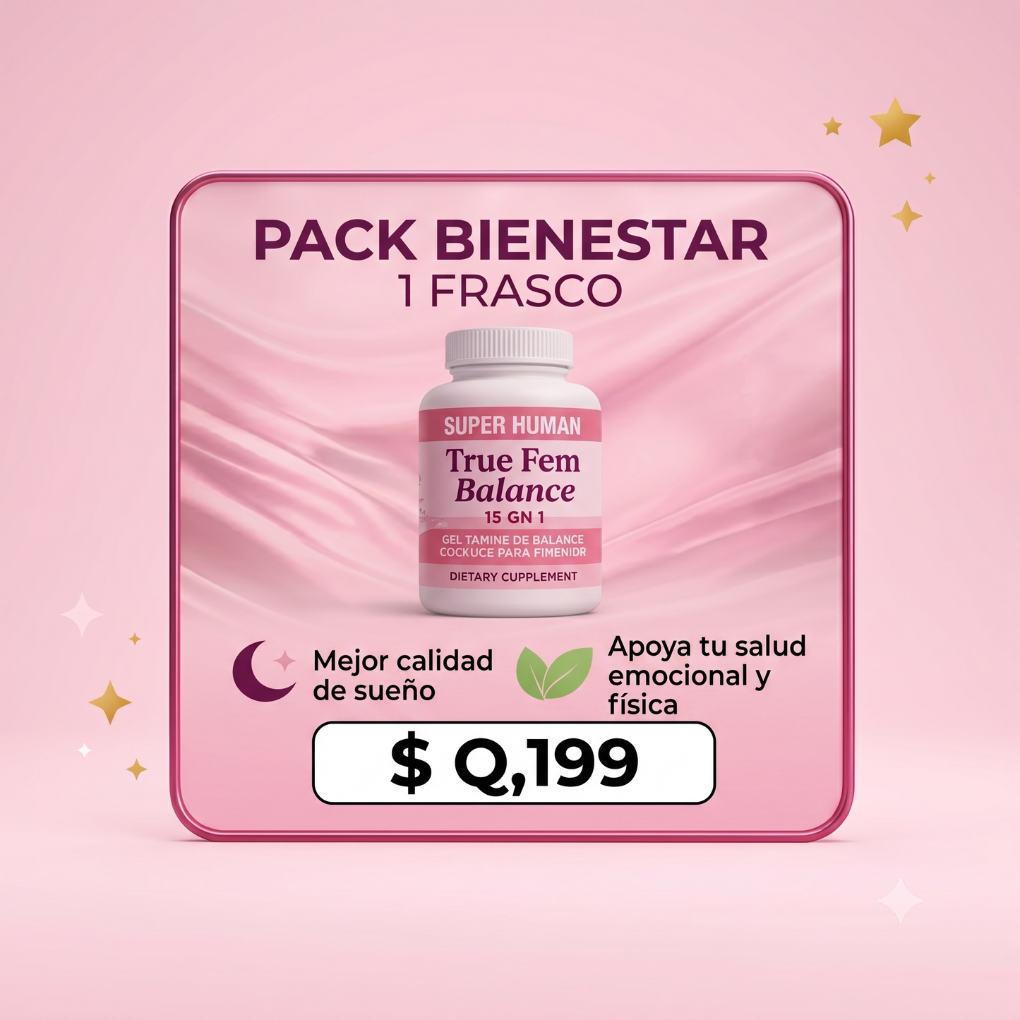 True Fem™ 60 Cápsulas - Recupera tu Salud Femenina y  Equilibrio Hormonal + Envío Gratis