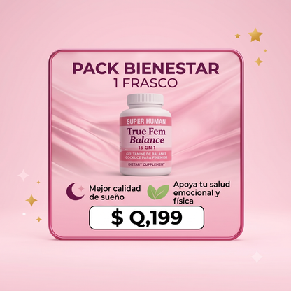 True Fem™ 60 Cápsulas - Recupera tu Salud Femenina y  Equilibrio Hormonal + Envío Gratis