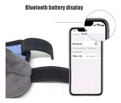 🔥 ¿Te Cuesta Dormir Por La Luz O El Ruido?: Antifaz Bluetooth y Sonido + ENVÍO GRATIS