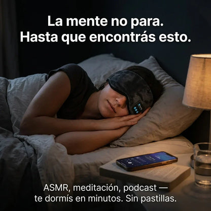 🔥 ¿Te Cuesta Dormir Por La Luz O El Ruido?: Antifaz Bluetooth y Sonido + ENVÍO GRATIS